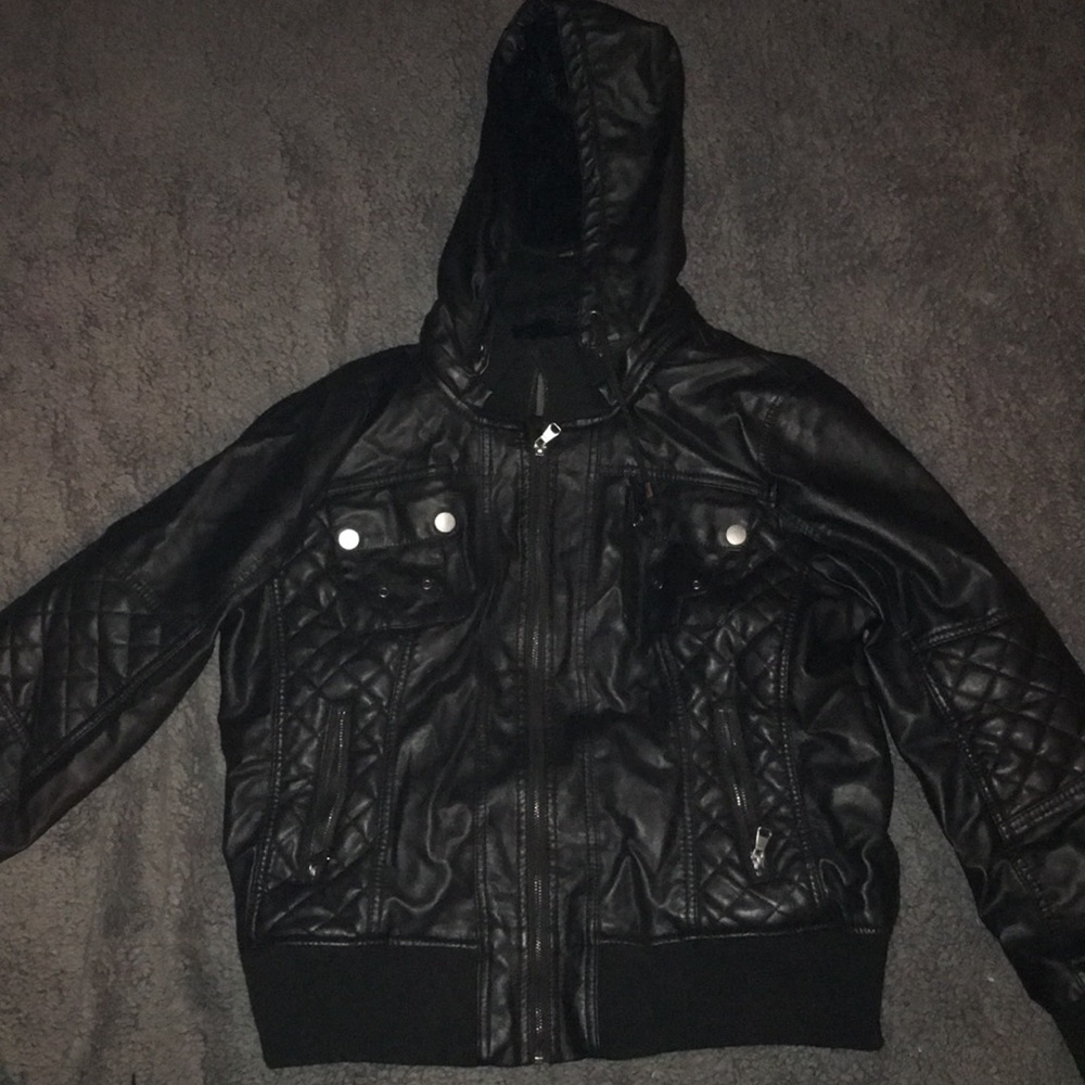 Ci Sono faux leather jacket